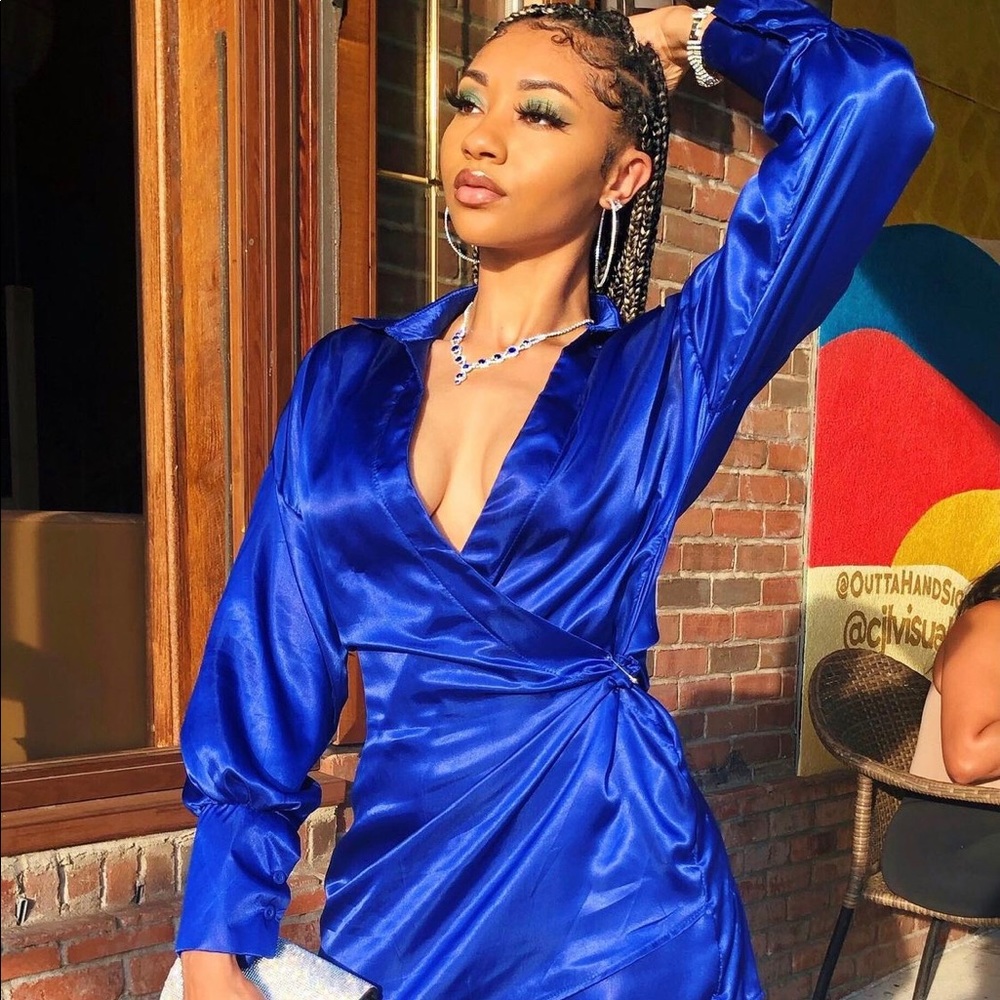 Royal Blue Vintage Dress🦋